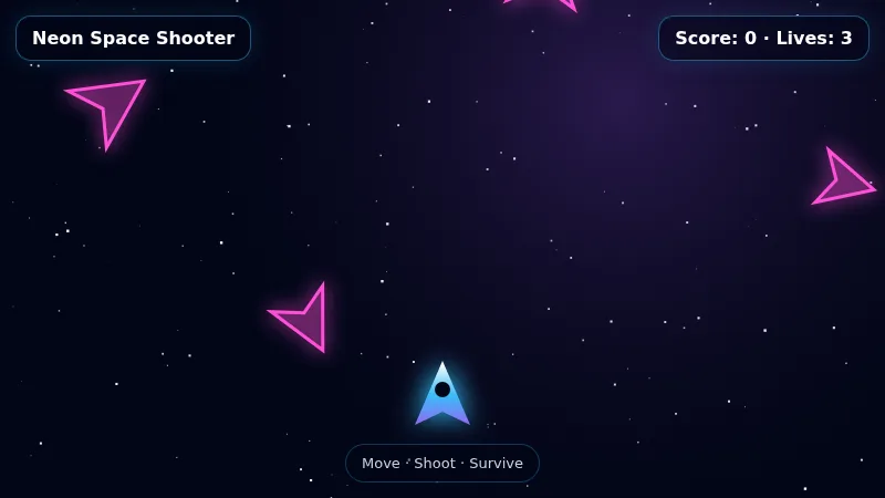 Neon Space Shooter